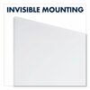 Quartet InvisaMount Vertical Magnetic Glass Dry-Erase Boards, 28 x 50, White Surface Q012850IMW